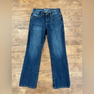 Wrangler Ultimate Riding Jean Jade Women’s Blue Denim Jeans – Medium Wash